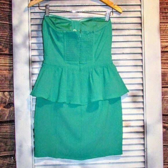 Urban Outfitters Sz 2 Green Bustier Dress - Picture 3 of 9